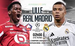 Nhận định Lille vs Real Madrid (02h00 ngày 3/10): Chặn chuỗi thua tại Pháp